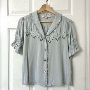 Simple Retro Blouse